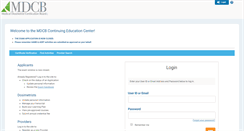 Desktop Screenshot of mdcb.learningbuilder.com
