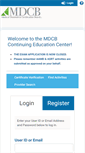 Mobile Screenshot of mdcb.learningbuilder.com