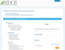 Tablet Screenshot of mdcb.learningbuilder.com
